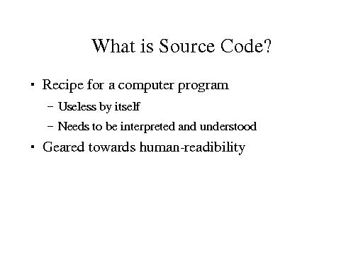 What is Source Code?