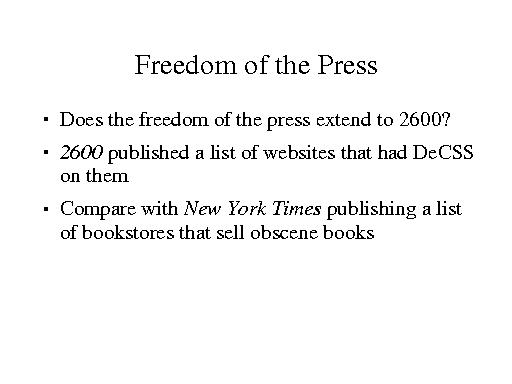 Journalistic Protections