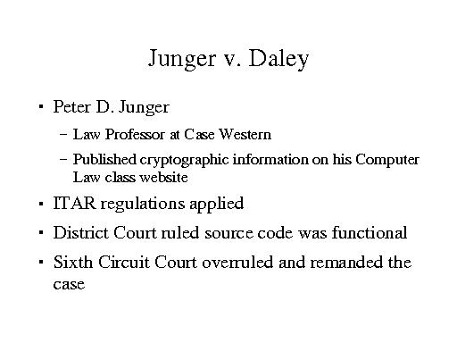 Junger Decision